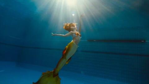 真实美人鱼视频,水下奇观背后的神秘传说