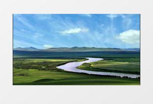 草原素材视频,大自然的绿色画卷