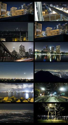 夜晚城市视频,霓虹闪烁下的都市夜生活掠影