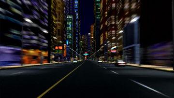 夜晚城市视频,霓虹闪烁下的都市夜生活掠影