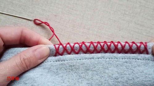 锁边针法视频,轻松掌握传统刺绣技巧