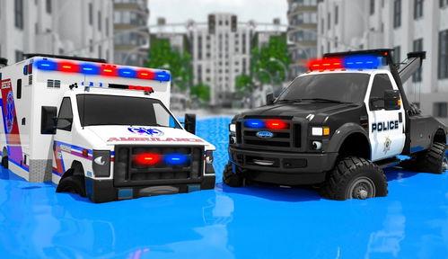 救护车动画视频,生死时速的救援瞬间