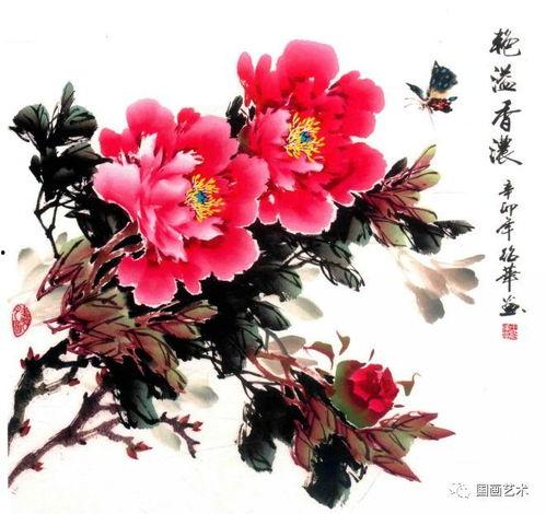 牡丹的画法视频, step-by-step 绘画教程解析