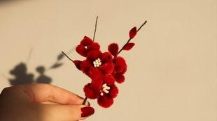 绒花制作视频,温馨饰品一学就会