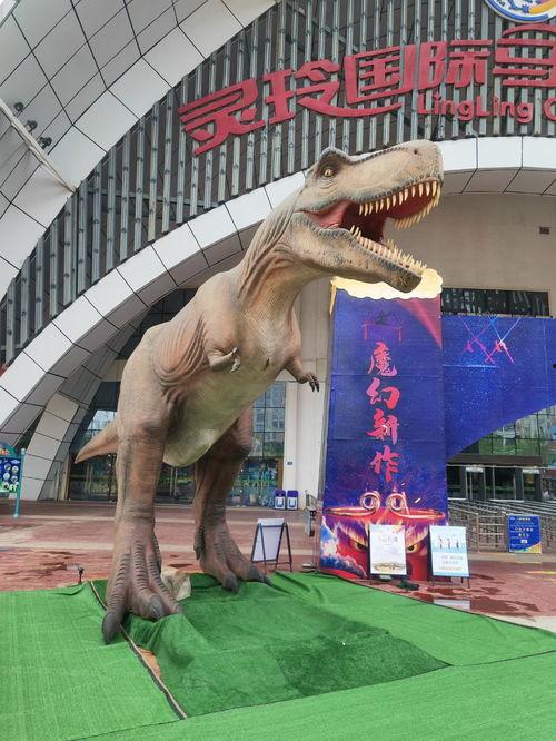 仿真恐龙视频,穿越时空的恐龙复生之旅