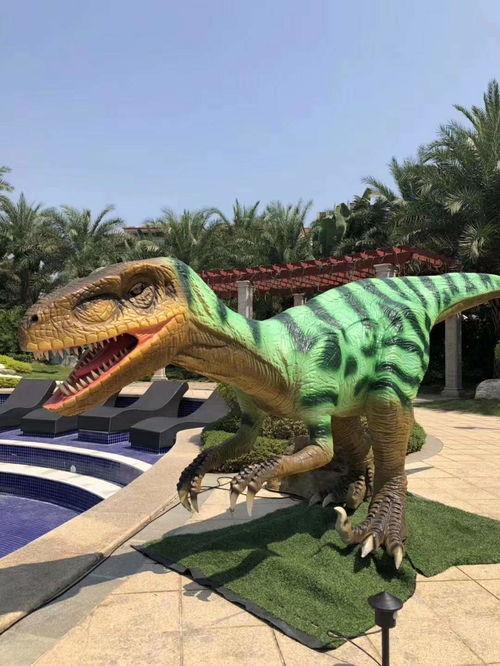 仿真恐龙视频,穿越时空的恐龙复生之旅